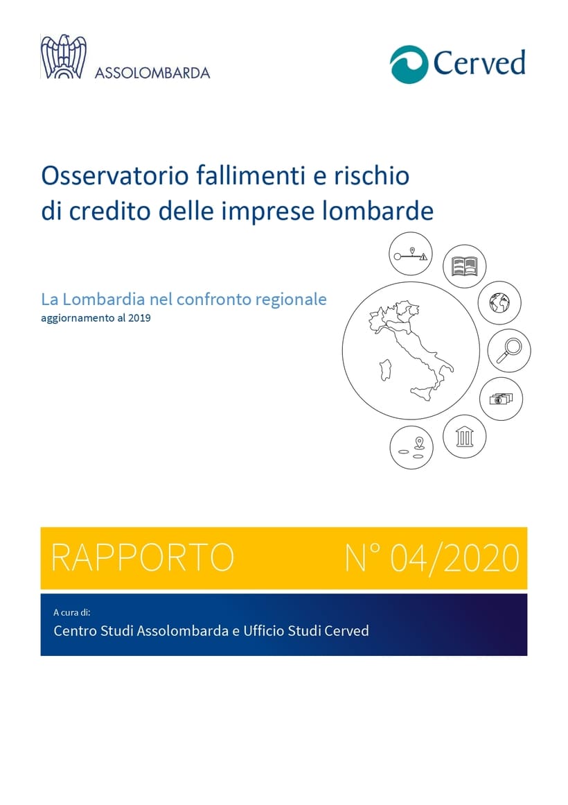 Copertina di 'Nel 2019 in Lombardia tornano ad aumentare le liquidazioni volontarie'