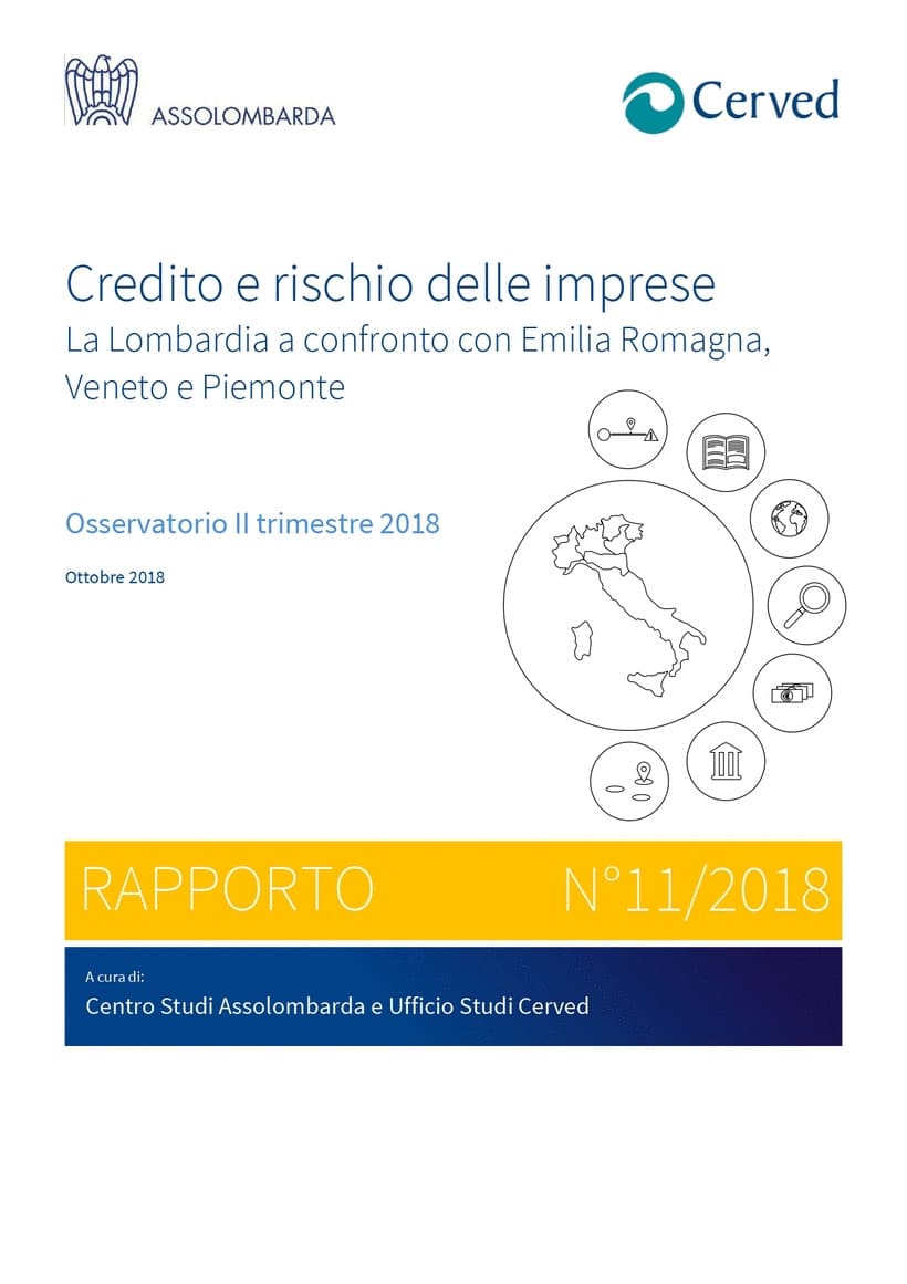 Copertina di 'Credito alle imprese in crescita, liquidazioni volontarie su in Lombardia'