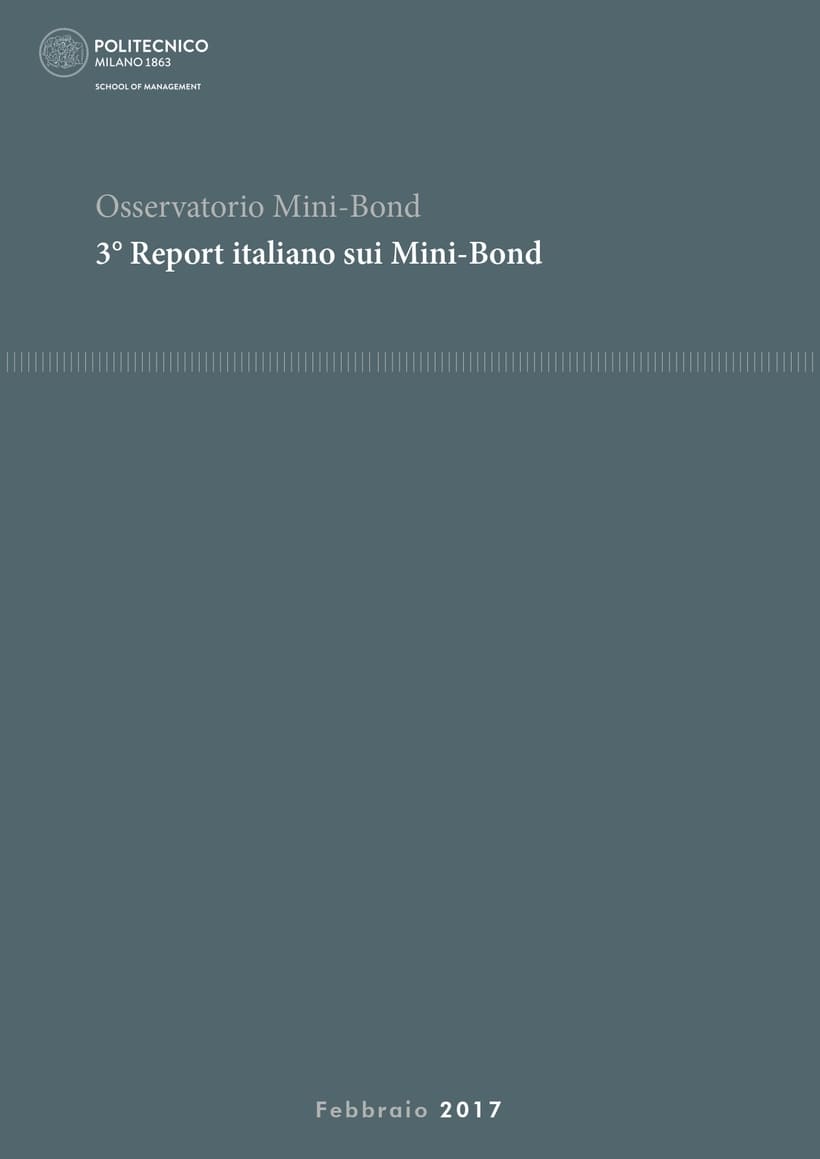Copertina di 'III° Report italiano sui Mini-Bond'