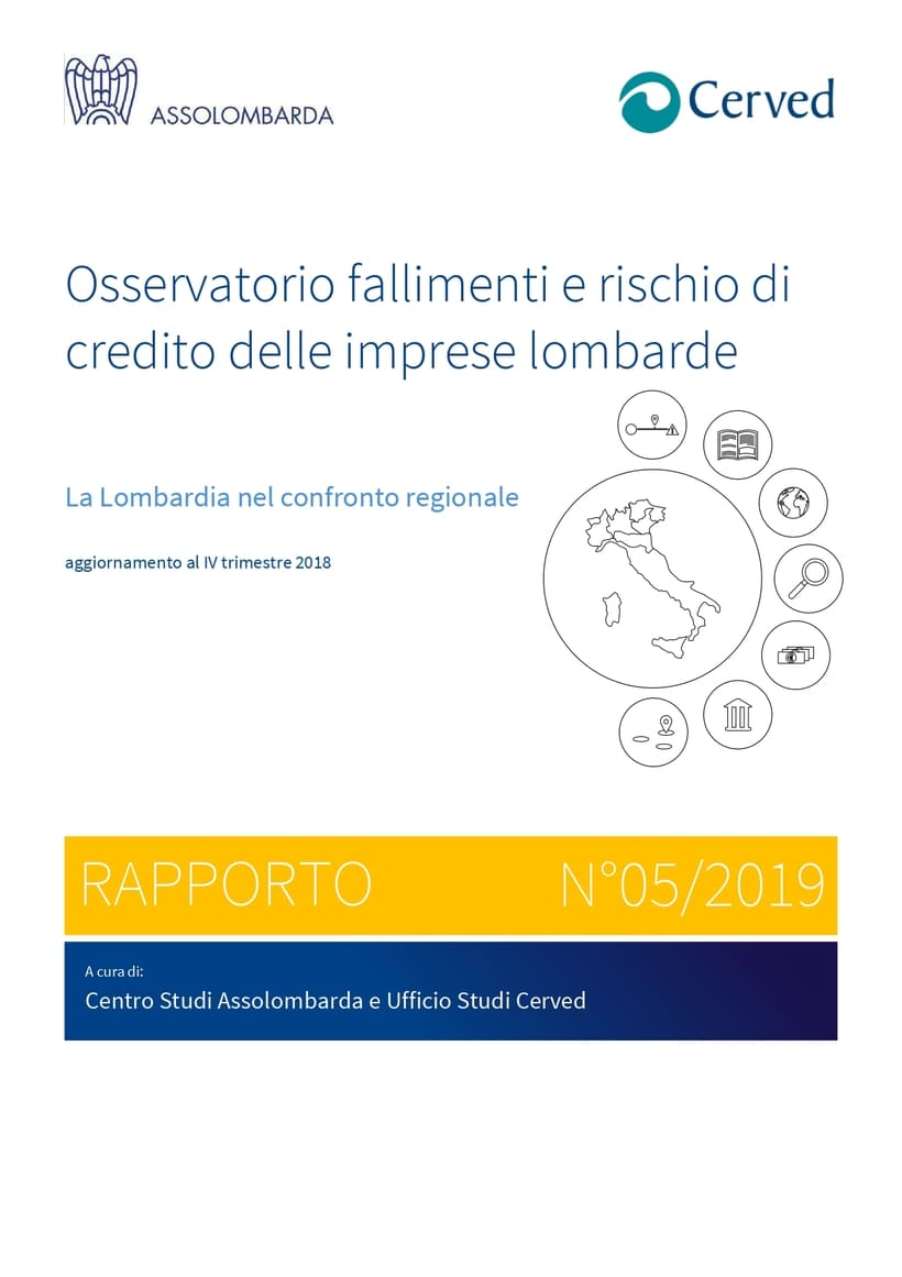 Copertina di 'In Lombardia calano giorni di pagamento e fallimenti, tornano ad aumentare le liquidazioni volontarie'