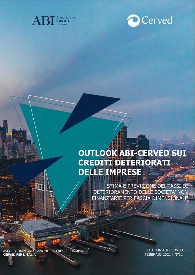 Copertina di 'Outlook ABI-Cerved sulle sofferenze e sui crediti deteriorati delle imprese'
